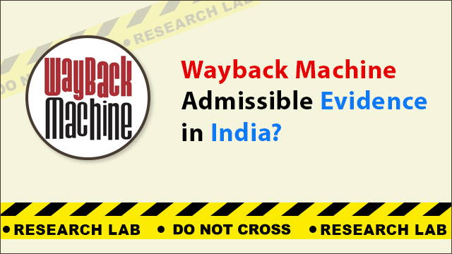 Evidence from Wayback Machine Admissible in Court