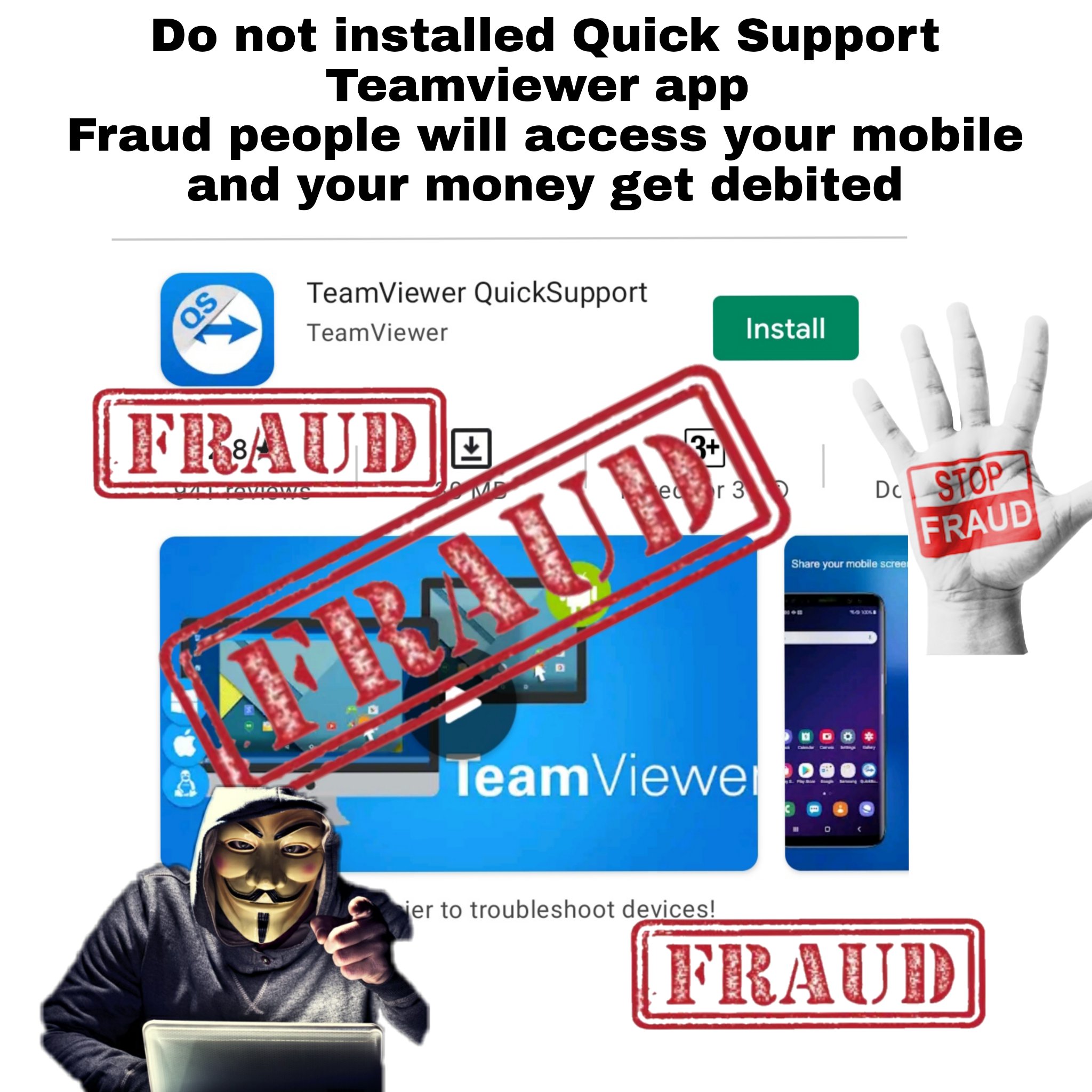 teamviewer mobile app fraud