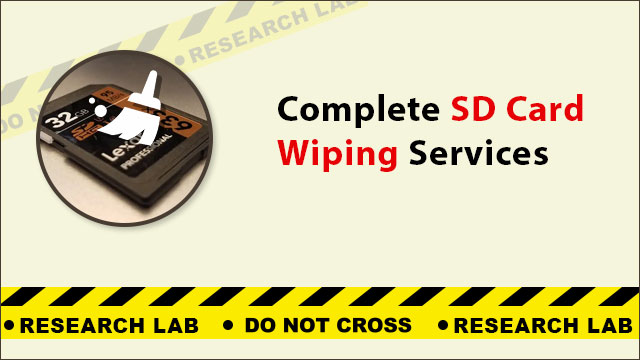 How to Securely Wipe SD Memory Cards?