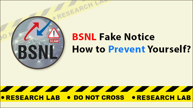 BSNL Fake Notice and Safety Measures to Prevent This Scam