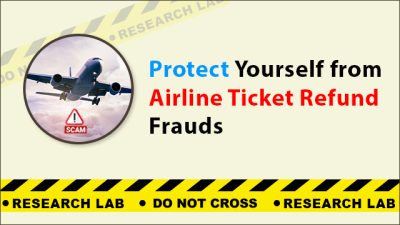 Airline ticket refund scam
