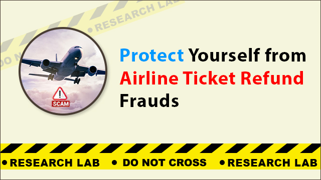 Airline ticket refund scam