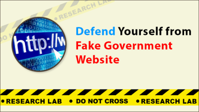 fake government website