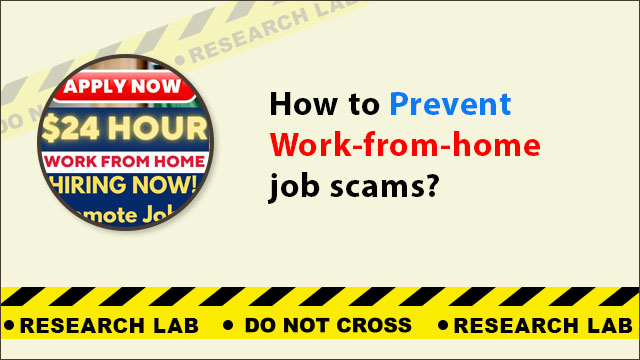 Work-from-home job scams – Most Common Cyber Fraud